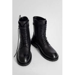 laced up combat boots