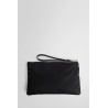 re-nylon and saffiano leather pouch