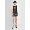 leather alice mini dress