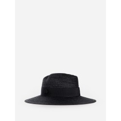 woven panama straw fedora hat