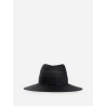 woven panama straw fedora hat