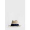 woven panama fedora hat