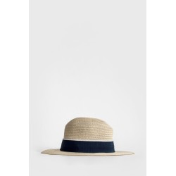 woven panama fedora hat