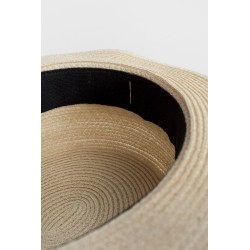 woven panama fedora hat