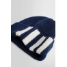 ribbed 4-bar beanie