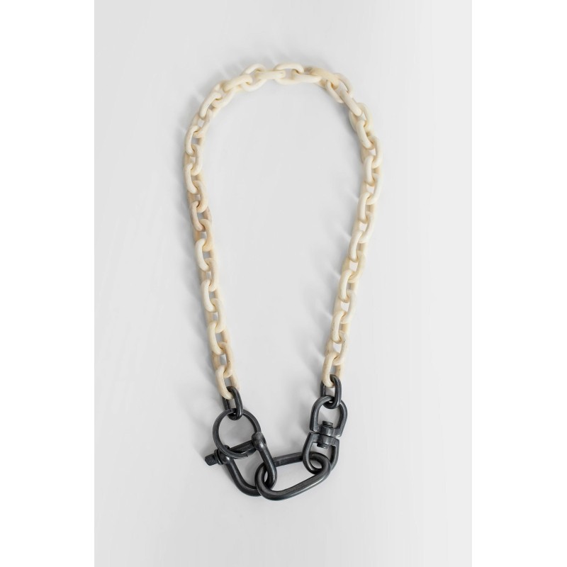 water buffalo bone chain necklace