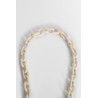 water buffalo bone chain necklace