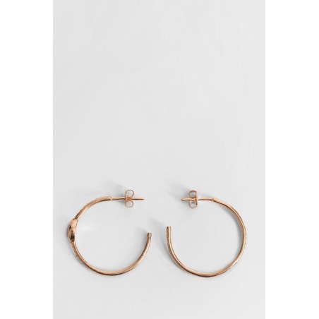 un point rose vermeil earrings