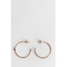 un point rose vermeil earrings