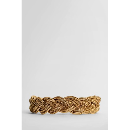 gold-plated braided bracelet