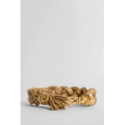 gold-plated braided bracelet