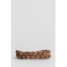 rose gold-plated braided bracelet