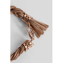 rose gold-plated braided bracelet