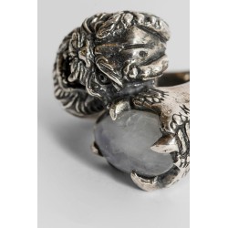 moonstone dragon ring