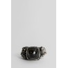 corsair silver ring with onyx stone