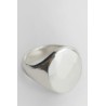 r hammered oval signet ring