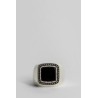 square stone signet ring