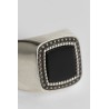 square stone signet ring