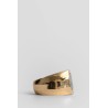 gold-plated silver stone chevalier ring