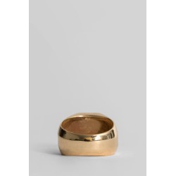 gold-plated silver stone chevalier ring