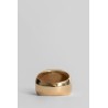 gold-plated silver stone chevalier ring