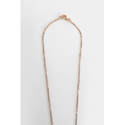 un point rose vermeil necklace