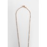 un point rose vermeil necklace