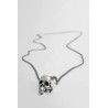 percy skull necklace with rubies