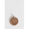 rose gold plated sterling silver cent charm