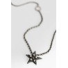 chain mini star necklace