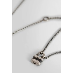 mini fine lock necklace