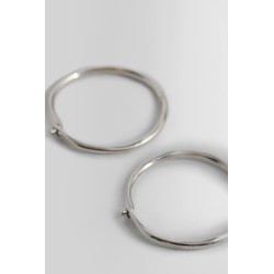 hammered hoop earrings