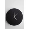 cow leather clock