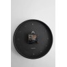 cow leather clock