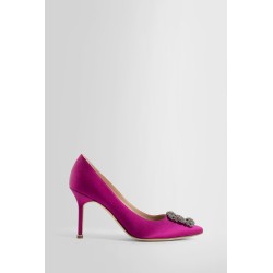 hangisi 90 satin jewel buckle pumps