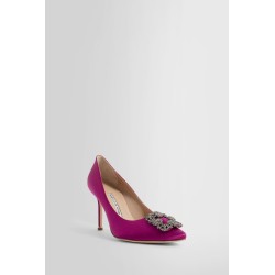 hangisi 90 satin jewel buckle pumps