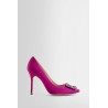 hangisi 105 satin jewel buckle pumps