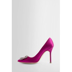 hangisi 105 satin jewel buckle pumps