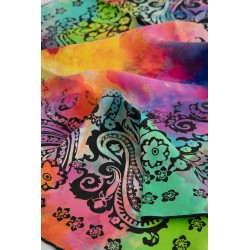 psychedelic paisley print bandana