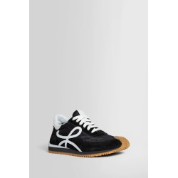 flow runner sneakers in nylon and suede