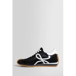 flow runner sneakers in nylon and suede