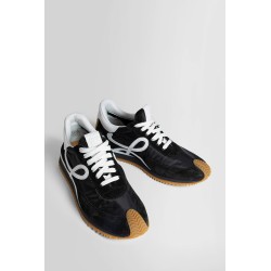 flow runner sneakers in nylon and suede