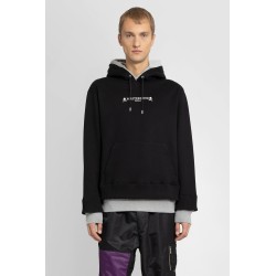 layered logo hoodie