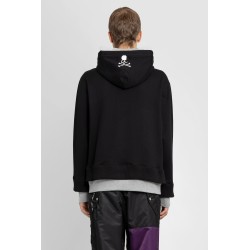 layered logo hoodie