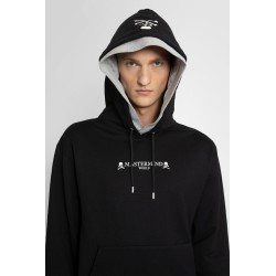 layered logo hoodie