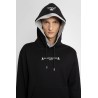 layered logo hoodie