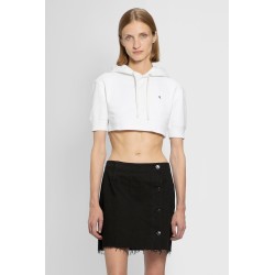 short sleeves cropped sweatshirt