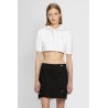 short sleeves cropped sweatshirt