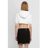 short sleeves cropped sweatshirt