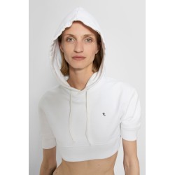 short sleeves cropped sweatshirt